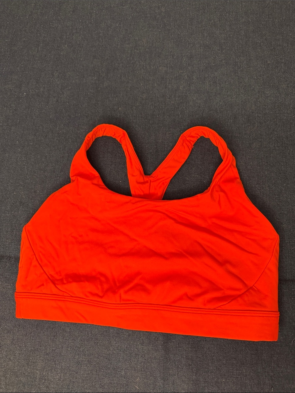 Athleta D-DD Medium Women's Ultimate Ease Sports Bra Racer Back Orange